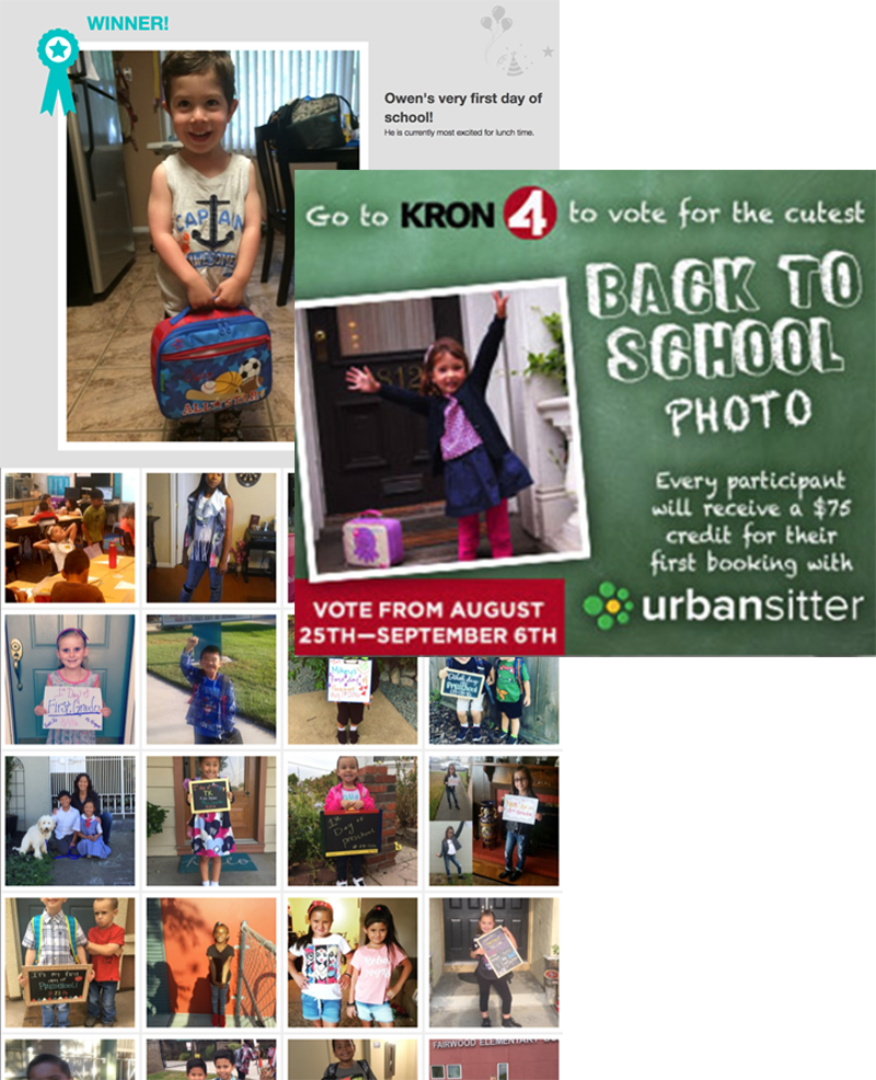 KRON-TV's "Back to School Photo Contest"
