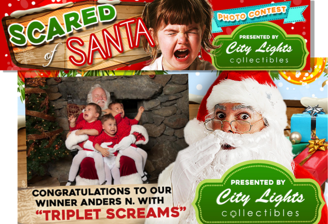 December Scared of Santa Photo Contest