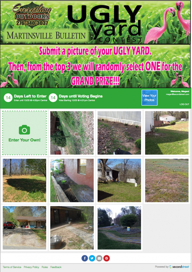 March Yard Makeover Photo Contest