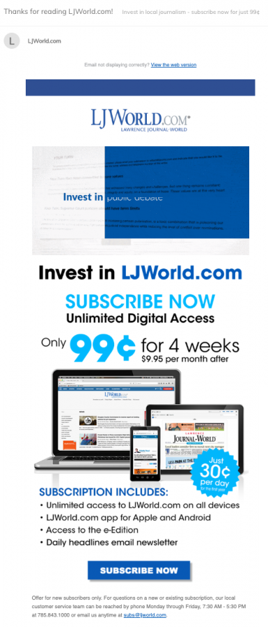 LJW Onboarding dig sub email