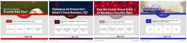 Baseball Quizzes Engage Your Audience