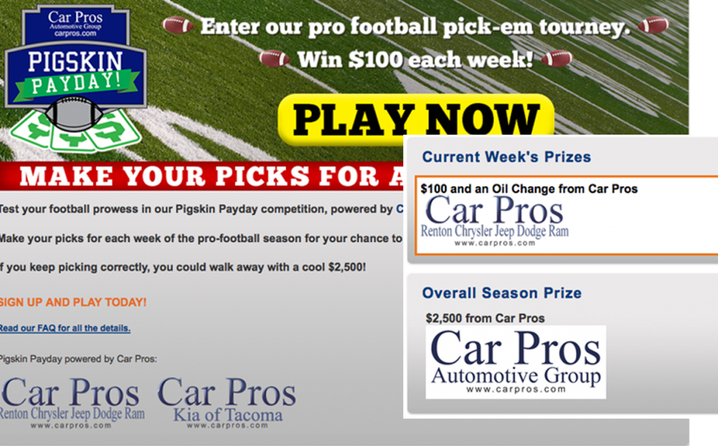 Pick Prizes Highlighting Your Advertisers