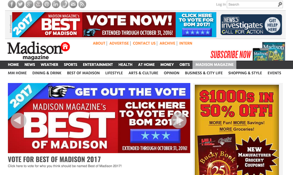 Use Website Ads to Advertise Your Ballot