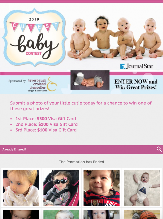 peoria journal star cutest baby photo contest