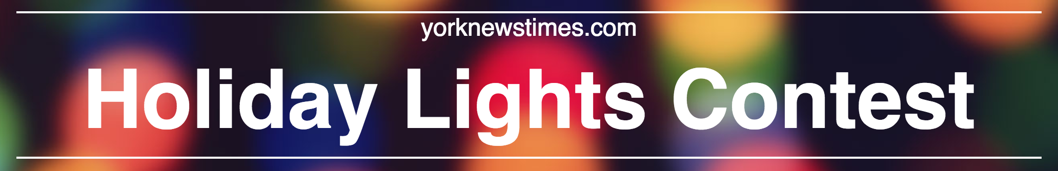 York News-Times Holiday Lights Contest