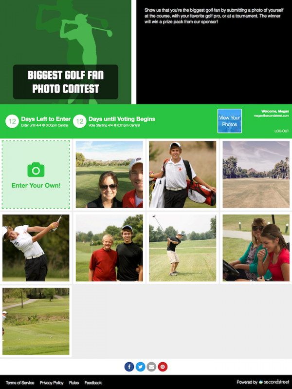 Golf Photo Contests Drive Engagement