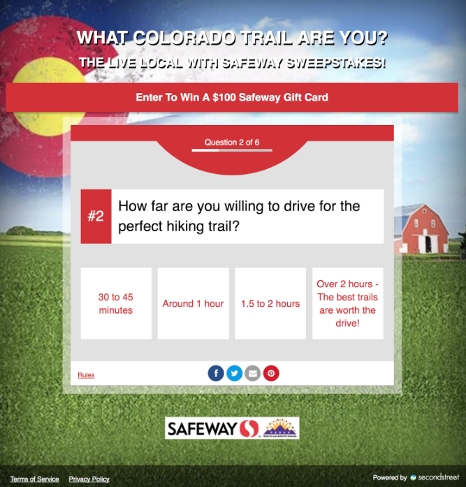 Colorado Trail Quiz from TV Station
