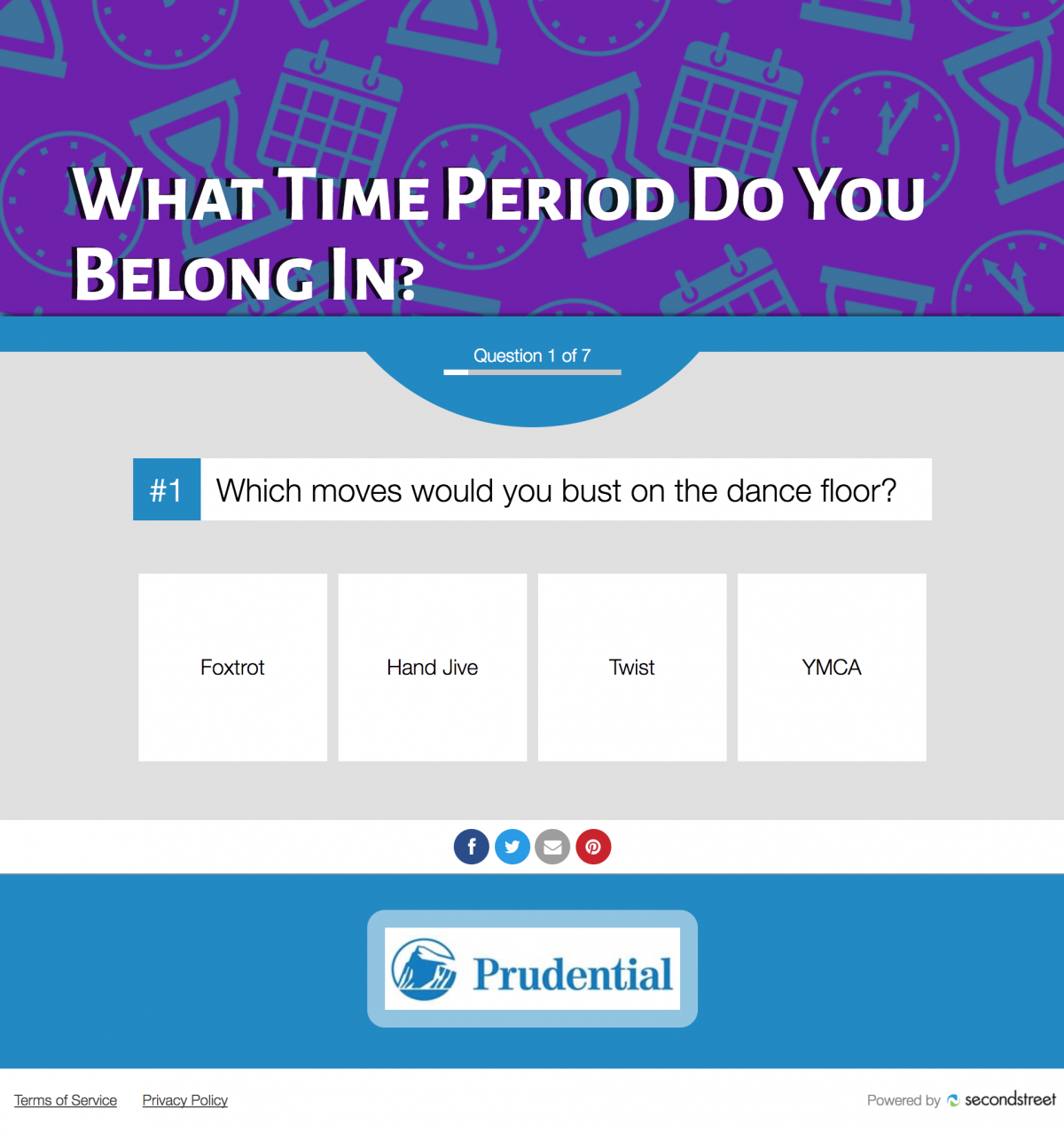 Quiz for Time Traveler Day Second Street Lab