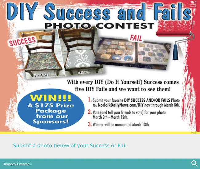 DIY Success and fails photo contest