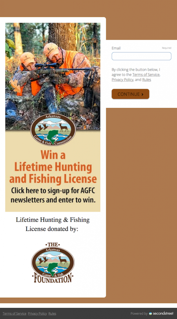 arkansas online fishing license sweeps