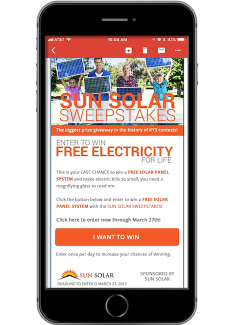 ky3 sun solar sweeps email