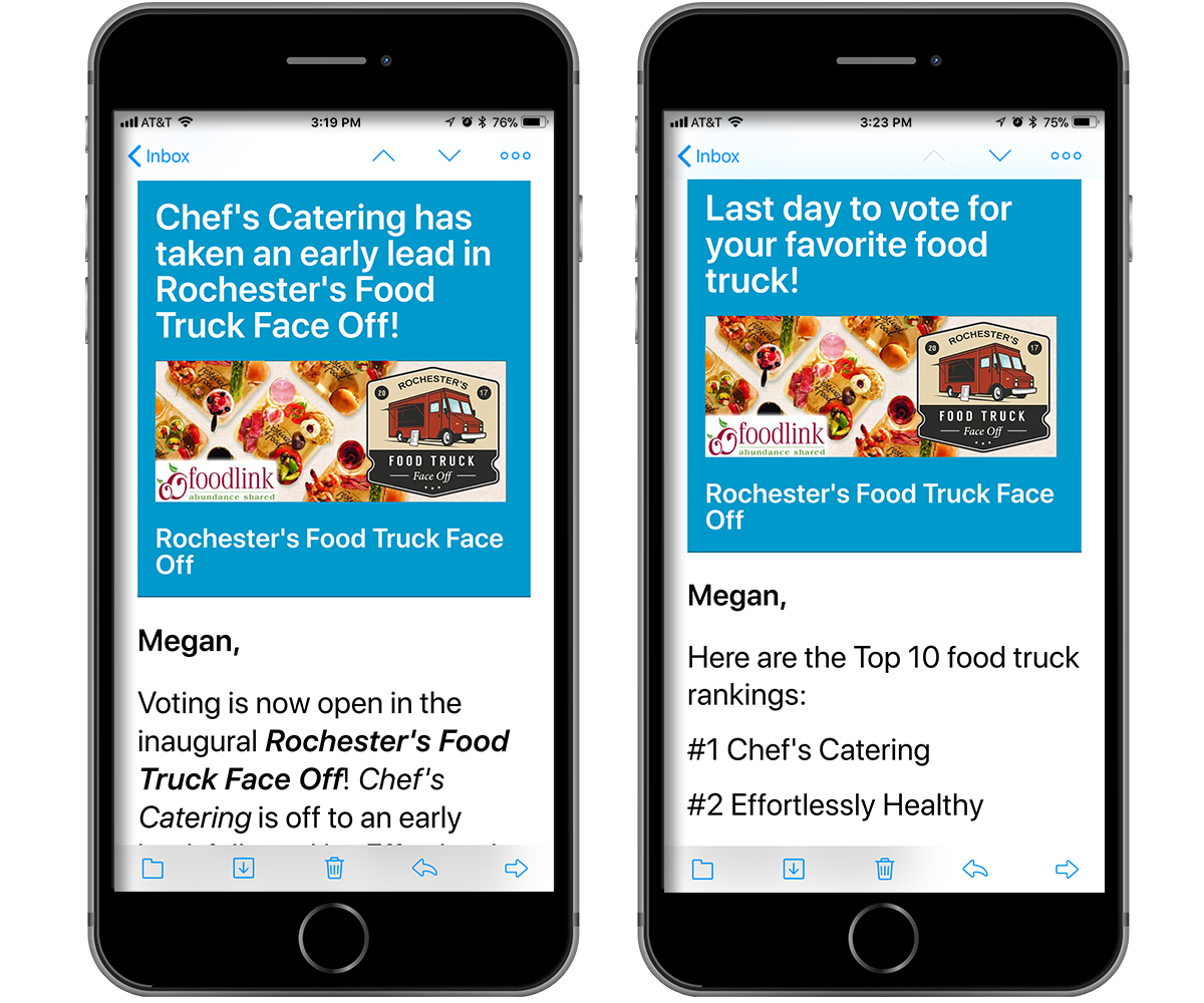 wham food truck ballot voting emails