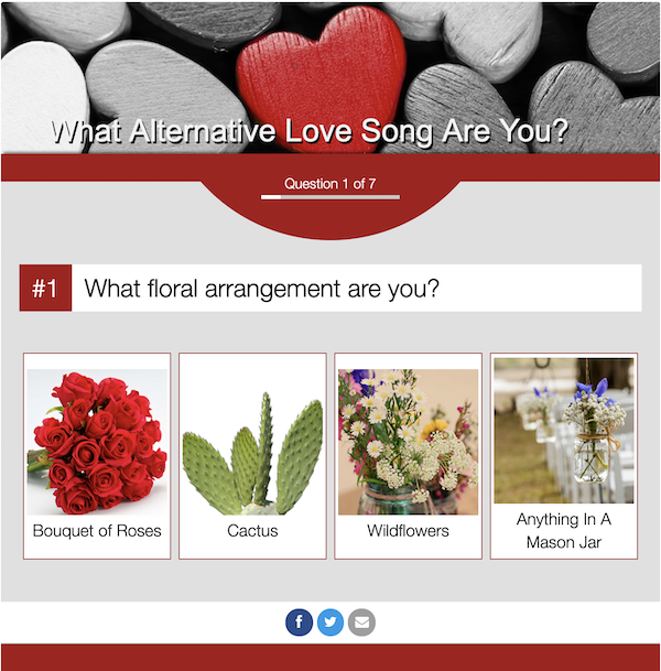 What love Song Are You? Quiz from KNRK