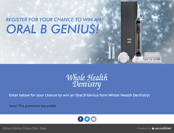 Toothbrush Giveaway from Whole Health