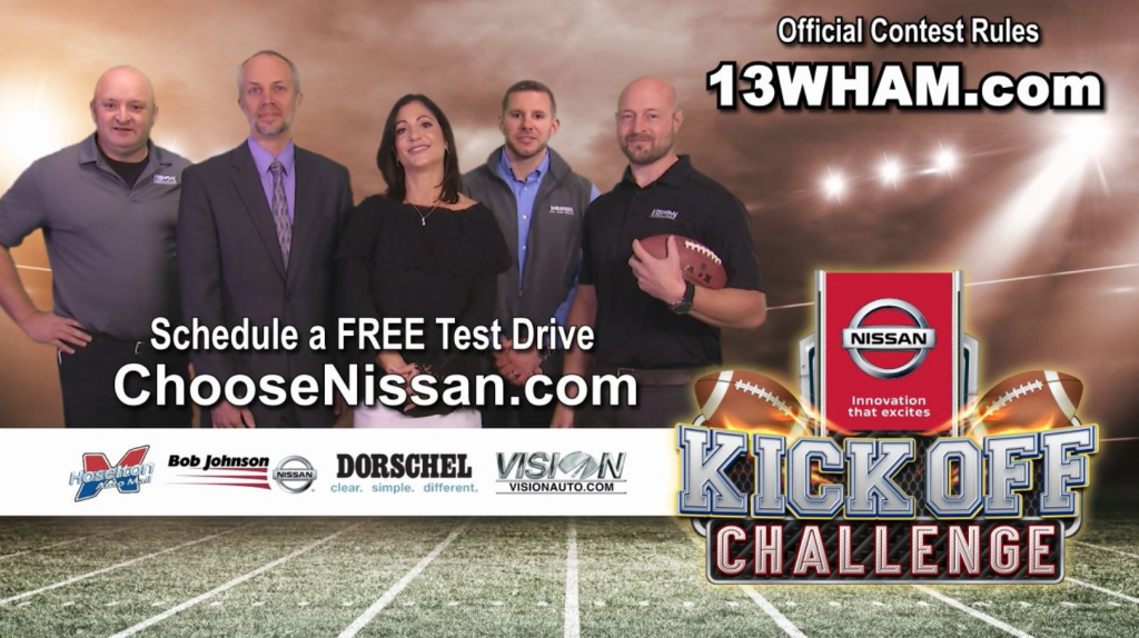 wham nissan football sweeps promotion