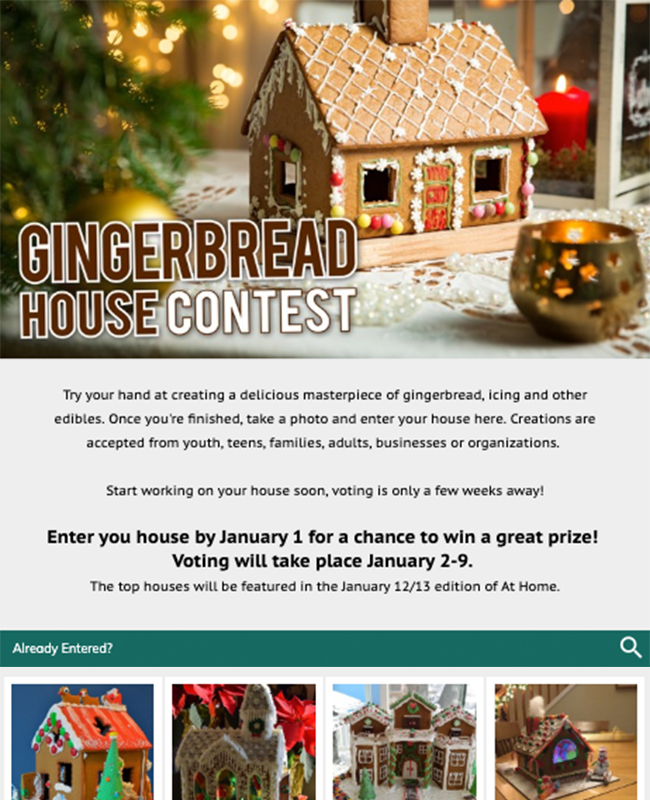 Gingerbread Photo Contest