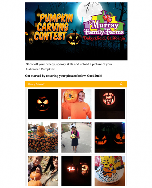 KGET-TV Pumpkin carving photo contest