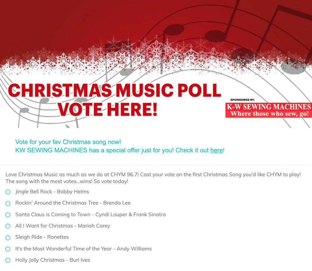 Christmas Music Poll