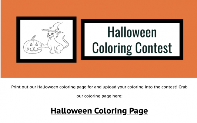 Halloween Coloring Contest