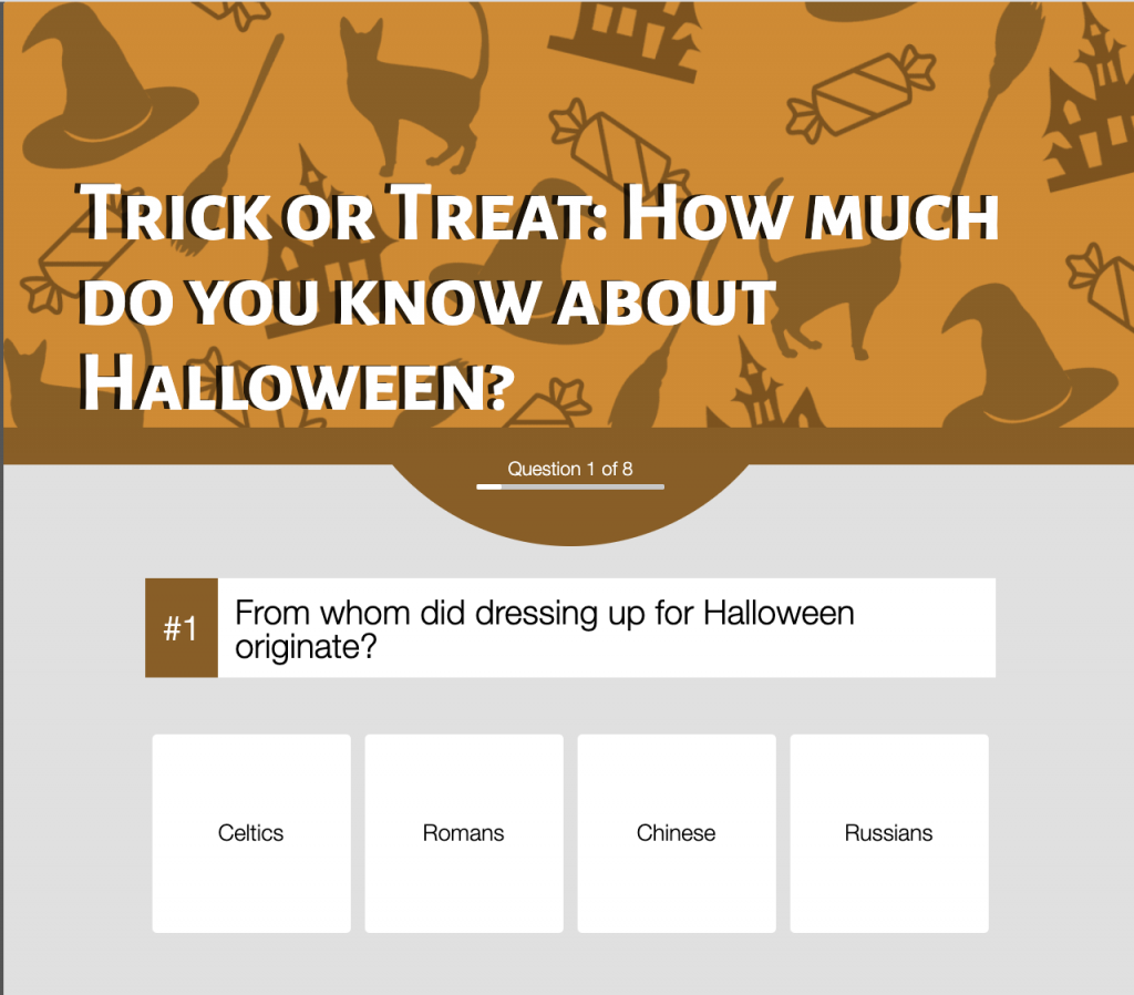 How much do you know about Halloween? Trivia Quiz