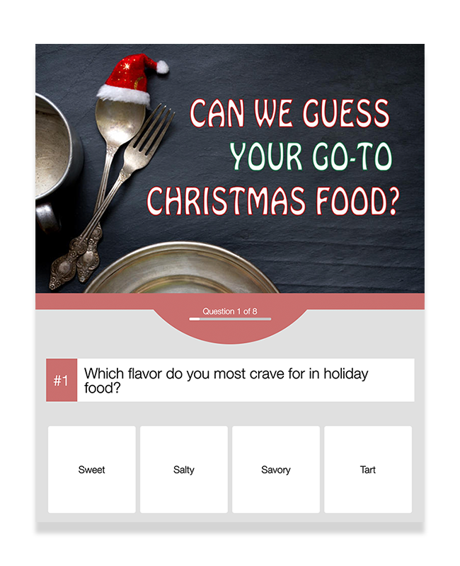 To-Go Christmas Food Quiz
