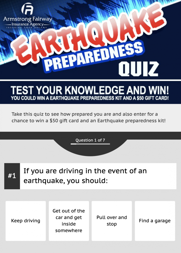 Victorville Daily Press Earthquake Quiz