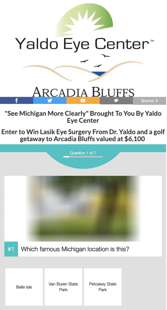 WDIV-TV Yaldo eye quiz