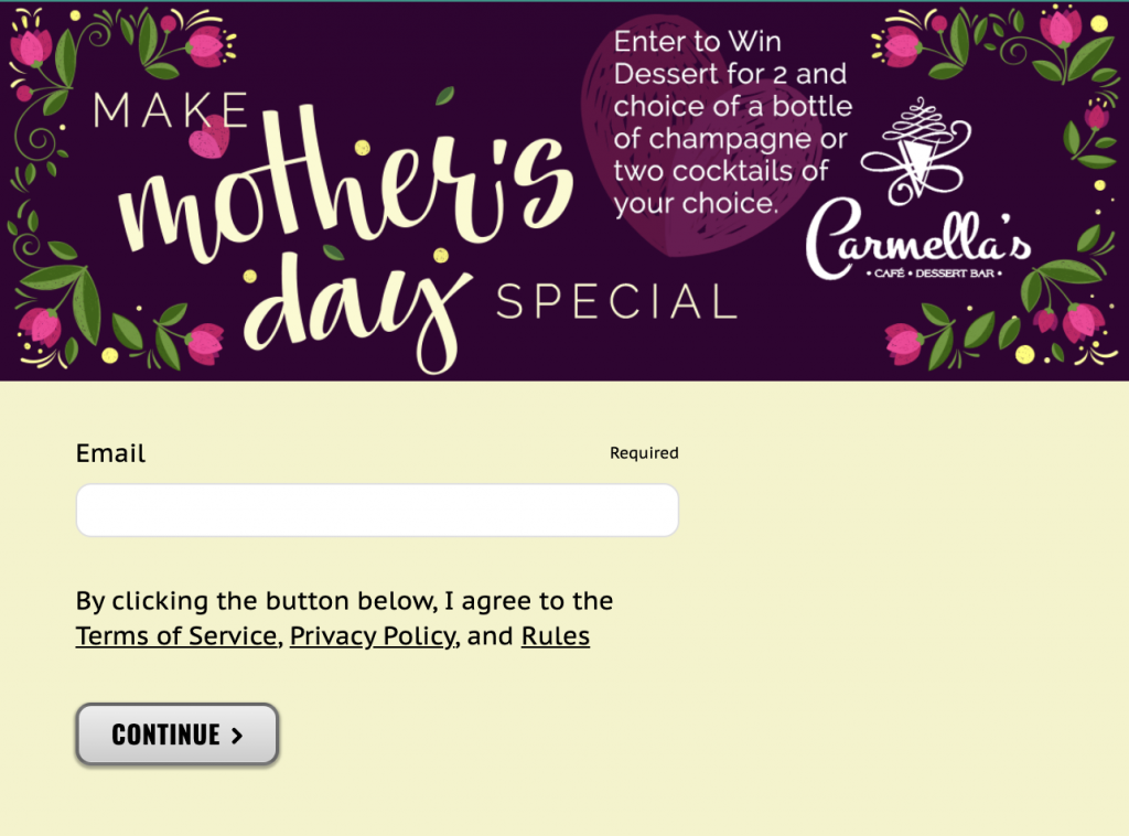 Mother’s Day Sweepstakes Series