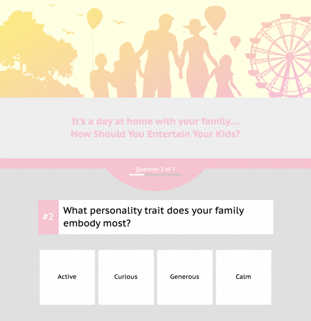 How Should You Entertain Your Kids? Personality quiz