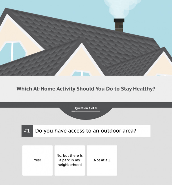 Which At-Home Activity Should You Do To Stay Health? Personality Quiz