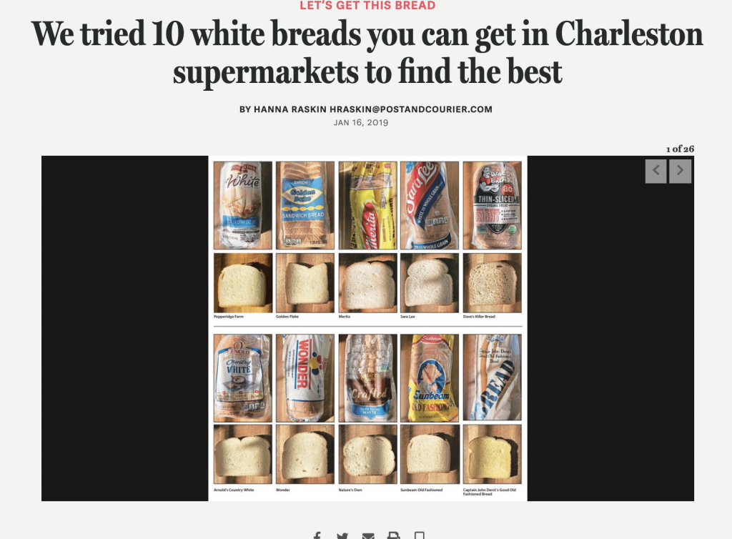 Which White Bread is Best? poll