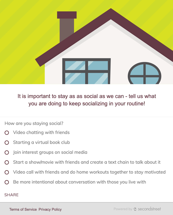 Turnkey Poll - How Are You Staying Social