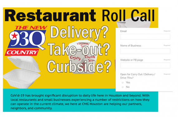 Restaurant Roll Call Survey KKBQ-FM