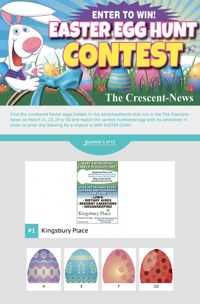 The Crescent-News Easter Quiz