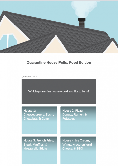 Turnkey Quarantine House Polls - Food