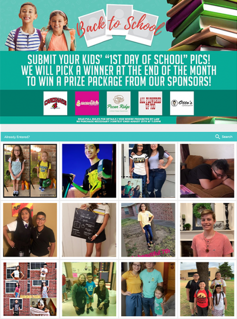 back to school photo contest from KAMC-TV