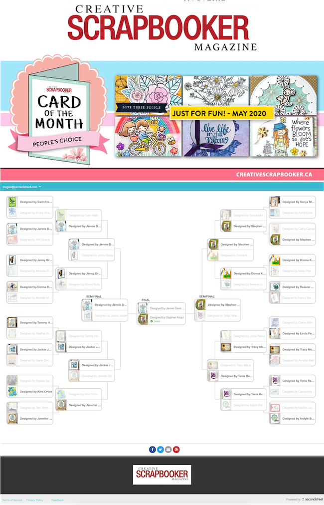 Card-making Bracket a Win with Audience