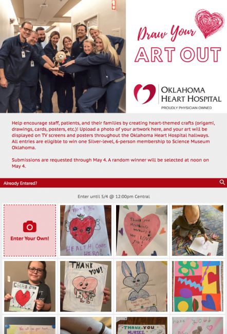 MetroFamily Magazine heart photo contest