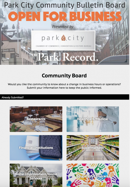 Park Record community board