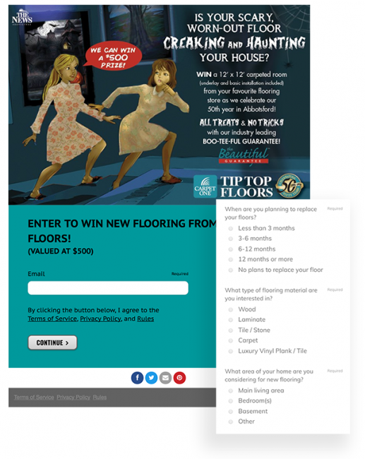 Abbotsford News Squeaky Floor Sweepstakes